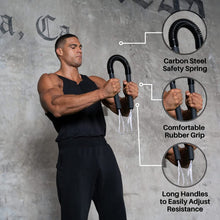 Core Prodigy Python Power Twister Bar - Upper Body Exercise for Chest, Shoulder, Forearm, Bicep and Arm Strengthening Workout Equipment