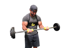 Cannon Curl + Fit Grips 2.0 - Arm Blaster Plus Thick/Fat Bar Grips - Core Prodigy