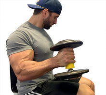 Hammer curl with the Fit Grips by Core Prodigy