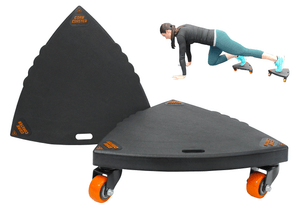 Core Coaster Variations - Ab Rolling Sliders with Wheels - Core Prodigy