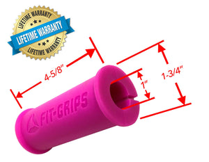 Fit Grips - Fat Bar Training Silicone Removable Gripz Weightlifting - Core Prodigy