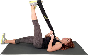 Yoga Gym Stretching Strap Leg Foot Back Waist Stretcher Belt Band Equipment  USA